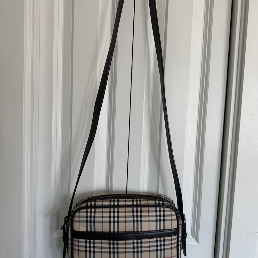 BURBERRY Nova Check Crossbody Bag
